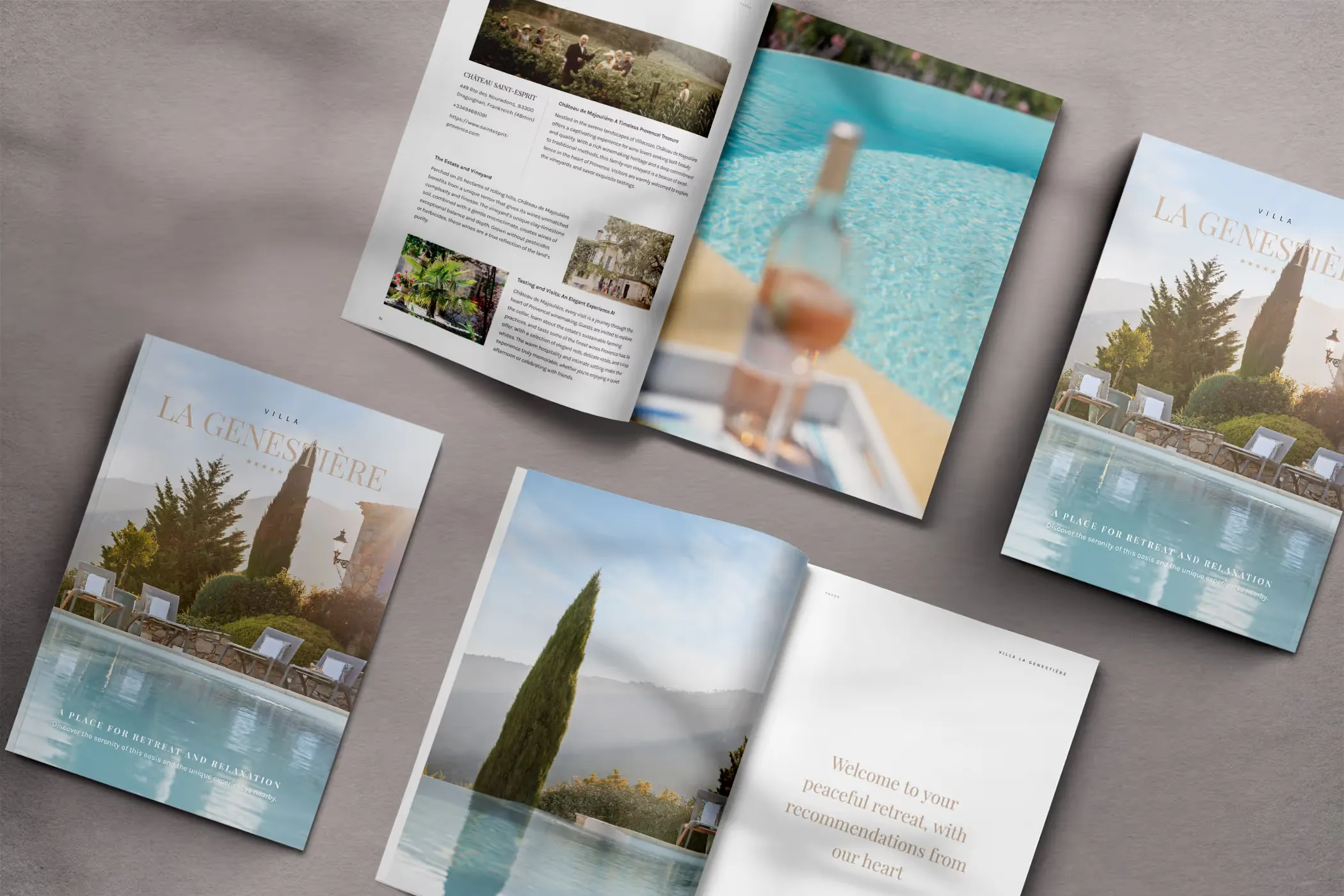 Magazin mit Immobilienfotografie von Ferienwohnungen