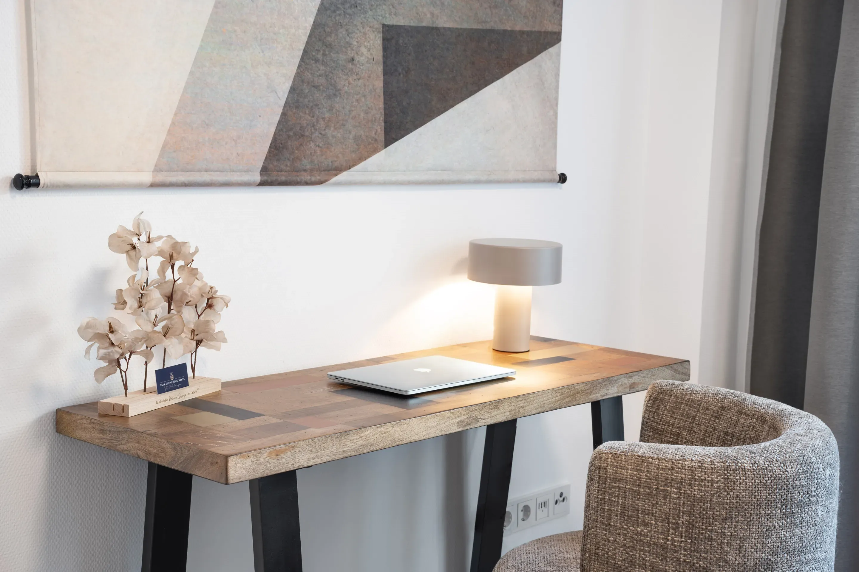 Interior shot of a holiday home in the ParkAvenue Domstraße project