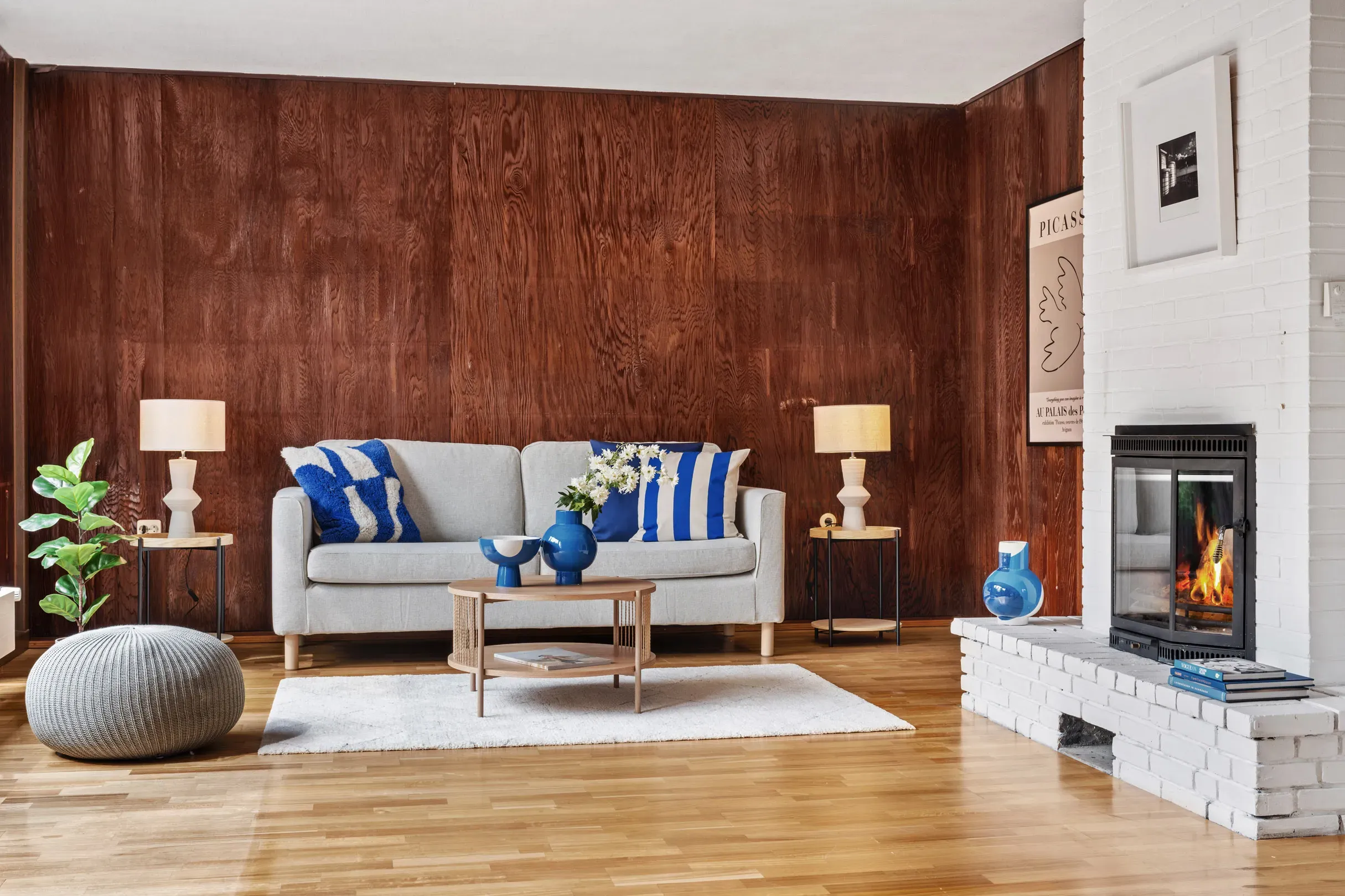 Gemütliches Wohnzimmer einer von Ivy fotografierten Ferienwohnung in Hamburg