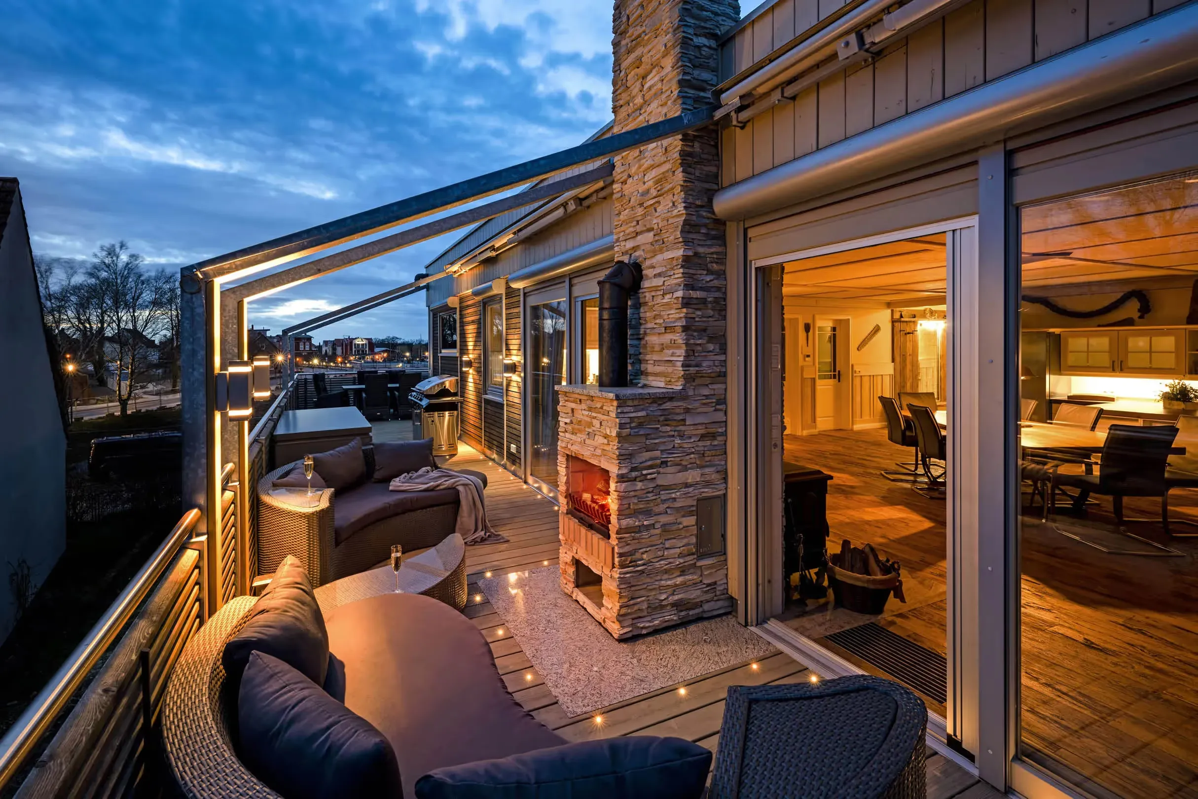 Immobilienfoto Terrasse